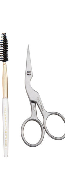 Tweezerman Brow Shaping Scissors & Brush Tweezerman Brow Shaping Scissors & Brush